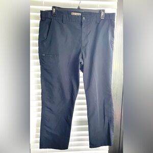 5.11 Tactical Cargo Mens Pants - Size 40x30 - Gray - Zip Pockets -Comfort Waist